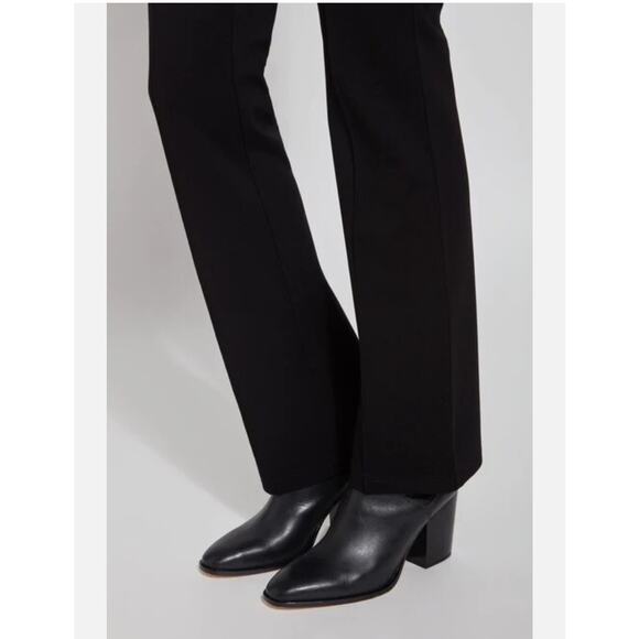 Lysse 'Lyssentials Elysse Ponte Leggings Pull On Pants Black Size L NWT Classic - Picture 3 of 14